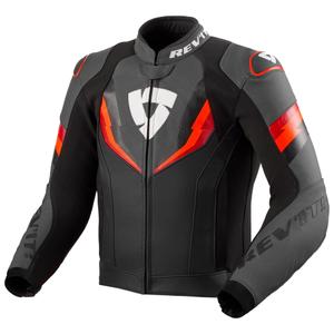 Bunda na motorku Revit Quantum 3 černo-fluo červená