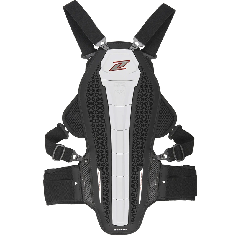 Chránič páteře a hrudníku Zandona Hybrid Armour X6 bílý 158 - 167 cm