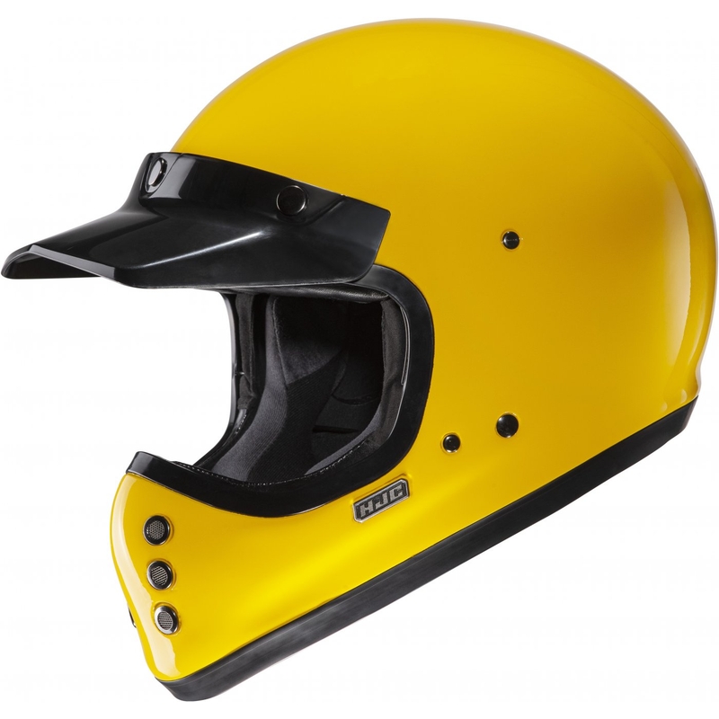 Integrální helma na motorku HJC V60 Solid deep žlutá