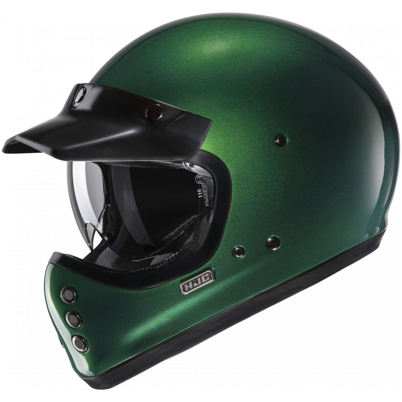Integrální helma na motorku HJC V60 Solid deep zelená