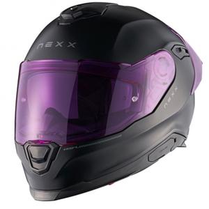 Integrální helma na motorku NEXX Y.100R Subsonic matná černo-růžová výprodej