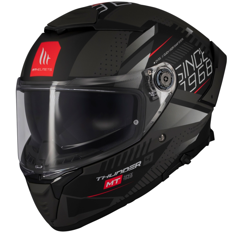 Integrální helma na motorku MT Thunder 4 SV Luminence matná černá