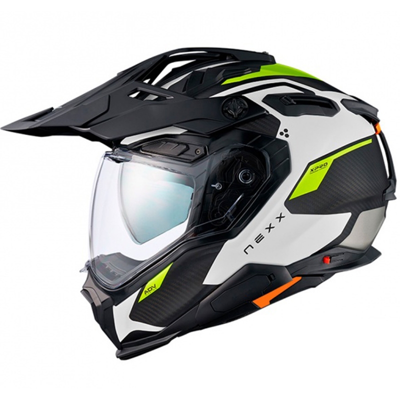 Enduro helma Nexx X.WED3 Keyo bílo-fluo zelená výprodej