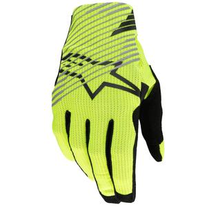 Motokrosové rukavice Alpinestars Radar Pro fluo žluté