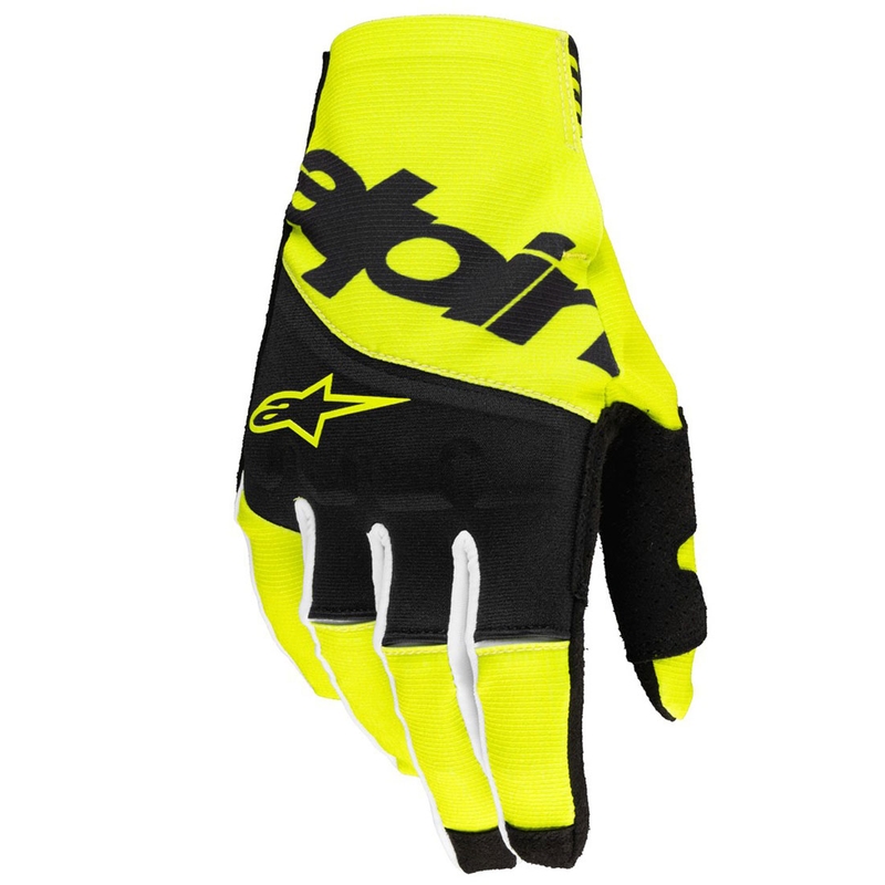 Motokrosové rukavice Alpinestars Techstar černo-fluo žluté