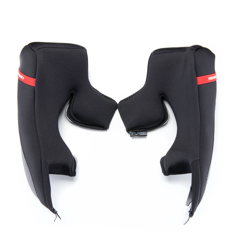 Náhradní lícnice pro helmy Scorpion EXO-R1 Air/Carbon Air černé