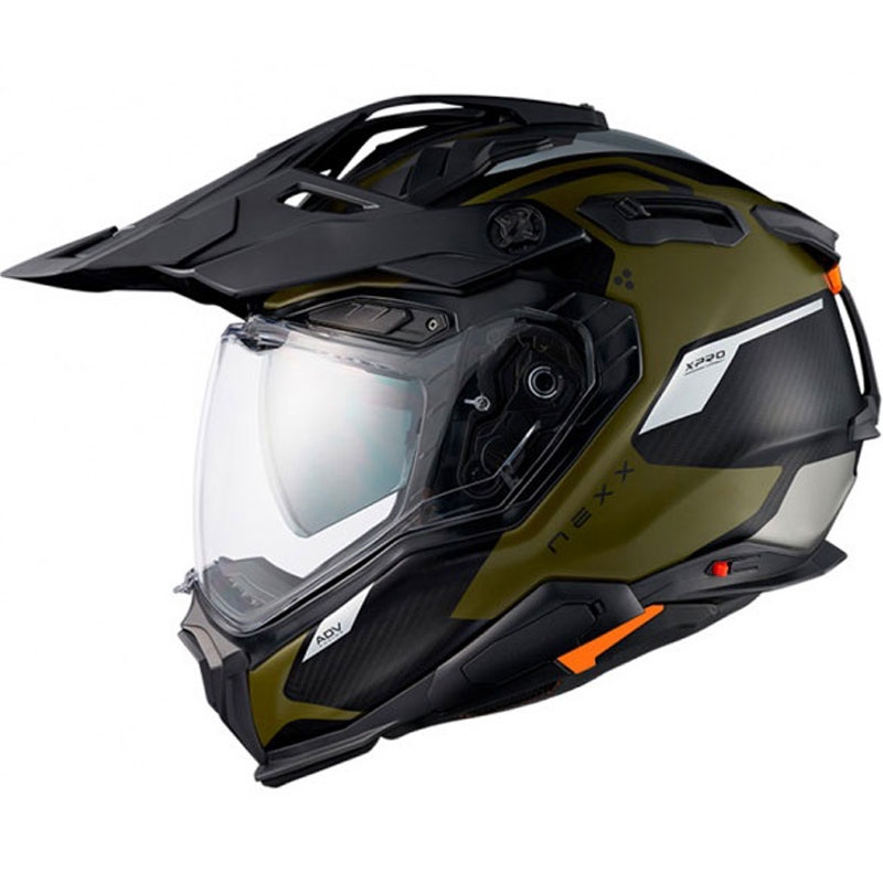 Enduro helma Nexx X.WED3 Keyo zeleno-stříbrná výprodej