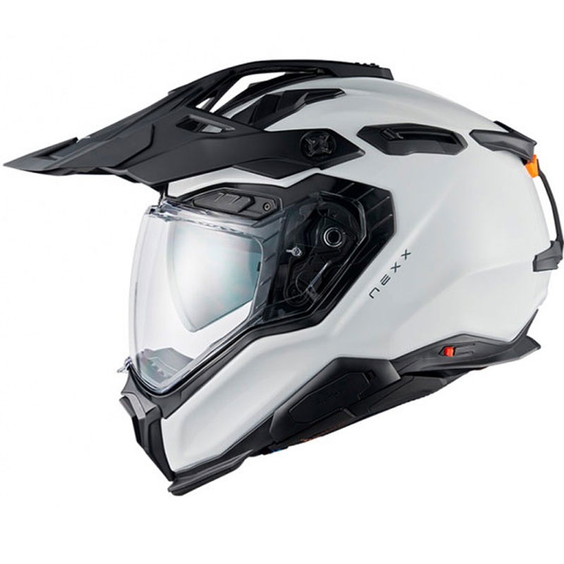 Enduro helma Nexx X.WED3 Plain perleťově bílá výprodej