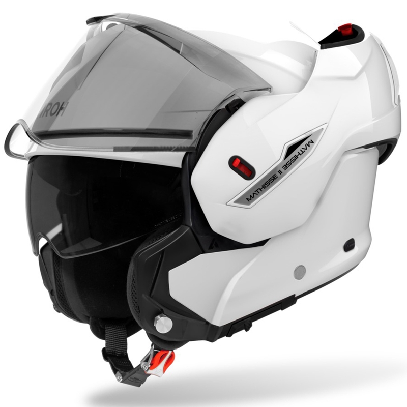 Překlápěcí helma na motorku Airoh Mathisse 2 Color bílá