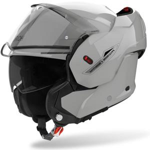 Překlápěcí helma na motorku Airoh Mathisse 2 Color cementově šedá