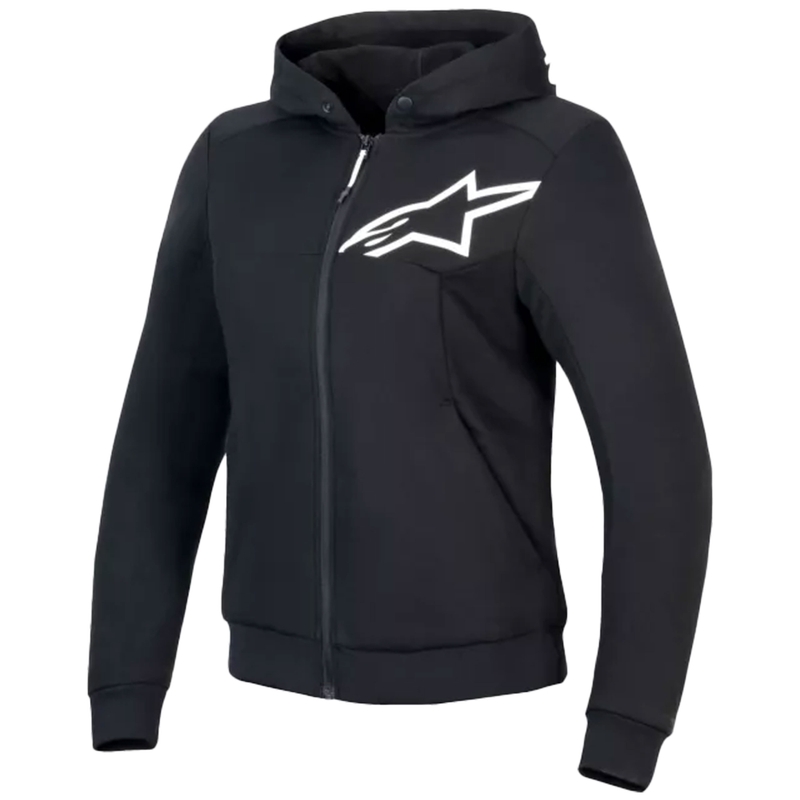 Dámská mikina na motorku Alpinestars Stella Chrome V2 Sport černá