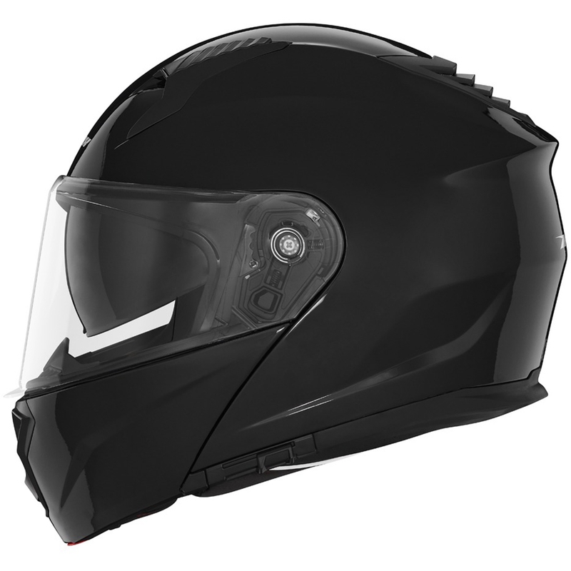 Vyklápěcí helma na motorku NOX N968 lesklá černá