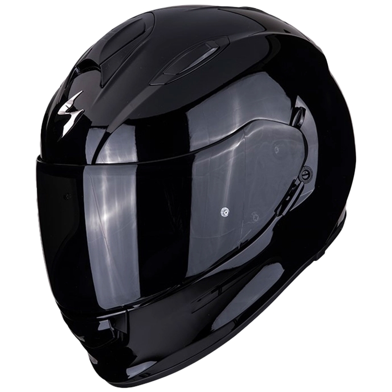 Integrální přilba na motorku Scorpion Exo-491 Solid černá lesklá