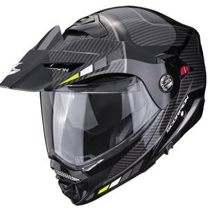 Přilba na motorku SCORPION ADX-2 CAMINO černo-stříbrno-fluo žlutá výprodej