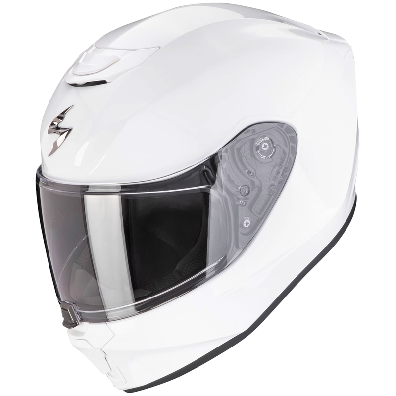 Dětská integrální helma na motorku Scorpion EXO-JNR AIR SOLID bílá