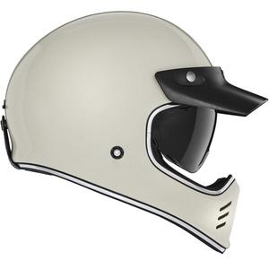 Integrální helma na motorku NOX PREMIUM SEVENTY II slonovinově bílá