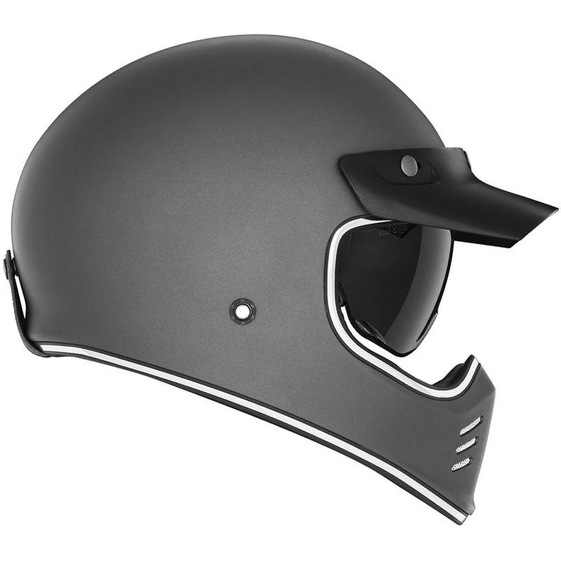 Integrální helma na motorku NOX PREMIUM SEVENTY II titanová