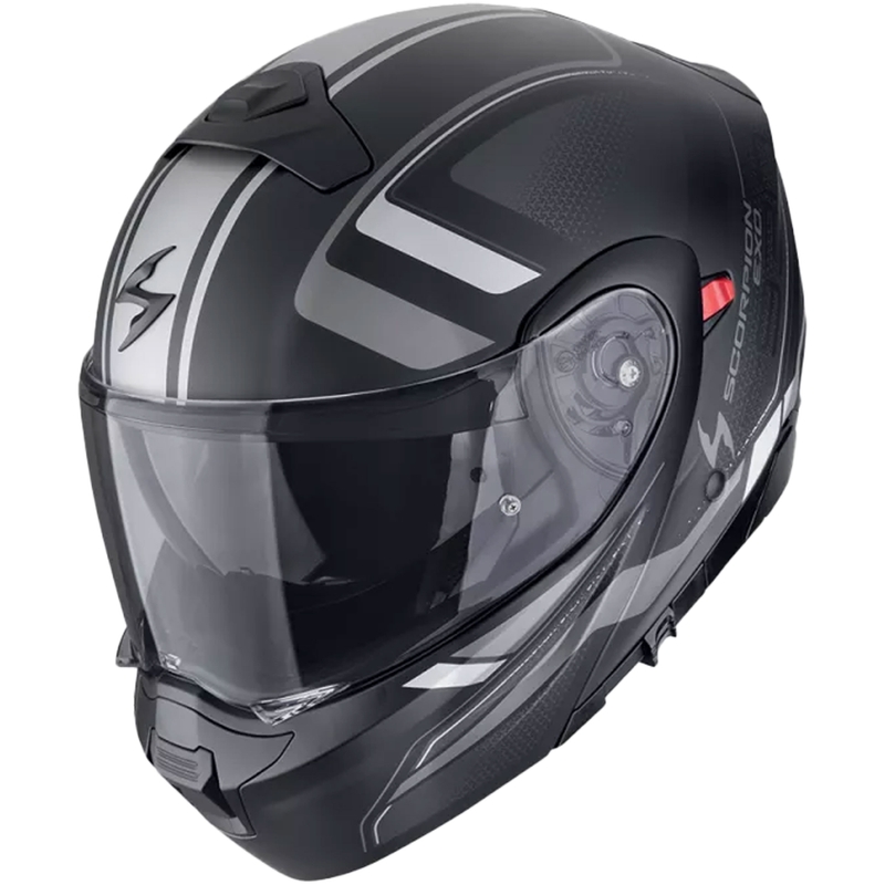 Modulární helma na motorku Scorpion EXO-930 EVO ARDENS matná černo-stříbrná