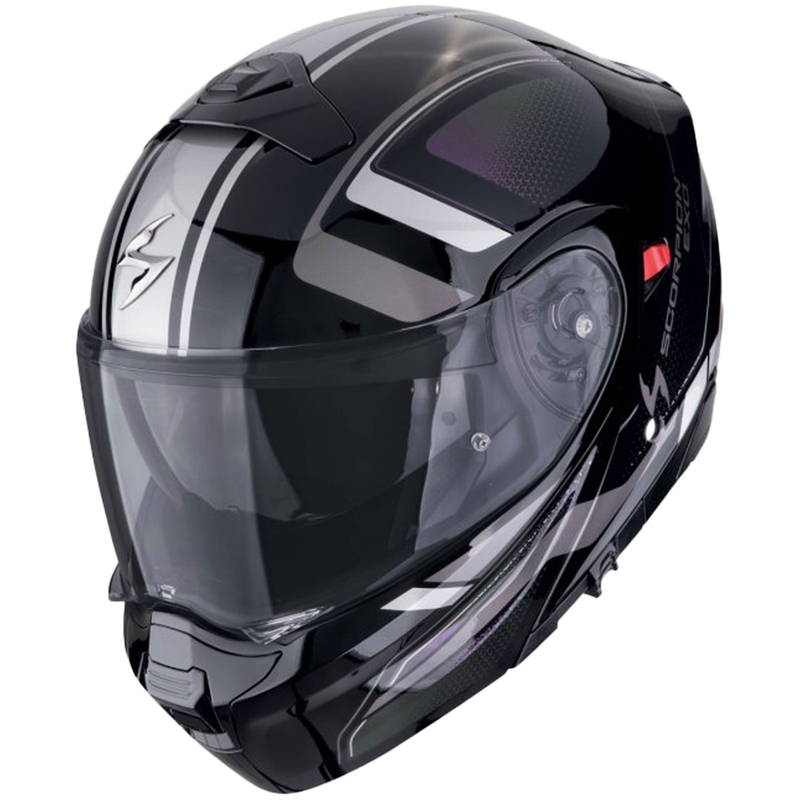 Modulární helma na motorku Scorpion EXO-930 EVO ARDENS černá chameleon