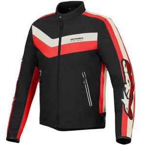 Bunda na motorku Alpinestars T-Dyno Water Resistant černo-červeno-béžová