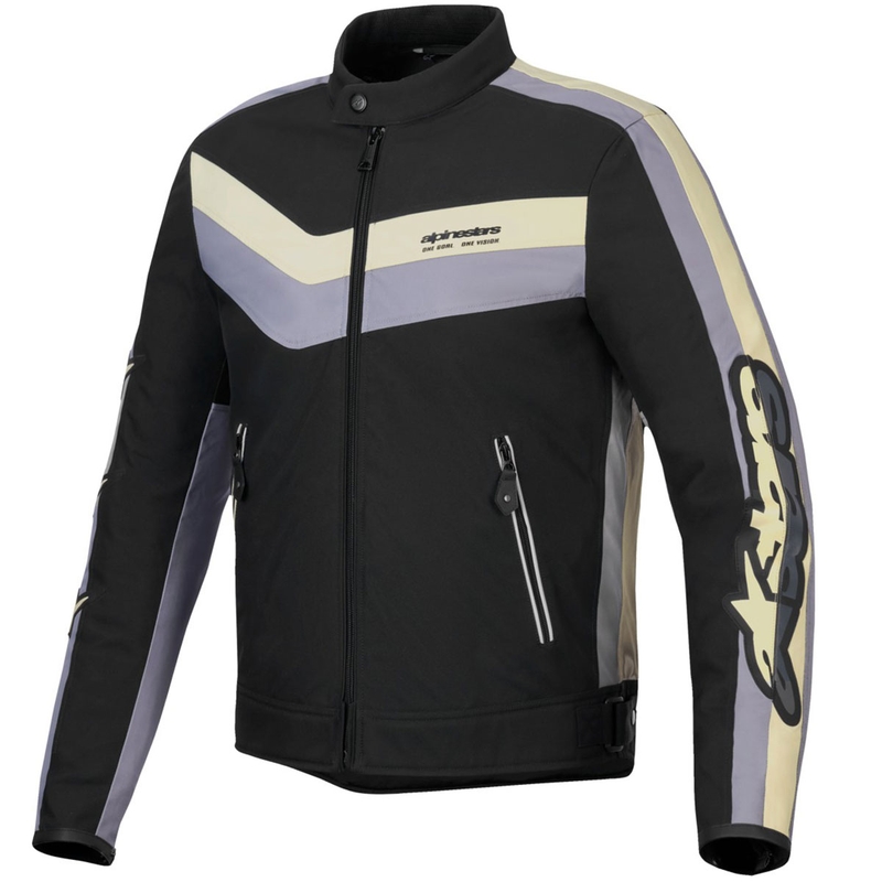 Bunda na motorku Alpinestars T-Dyno Water Resistant černo-tmavě šedo-béžové