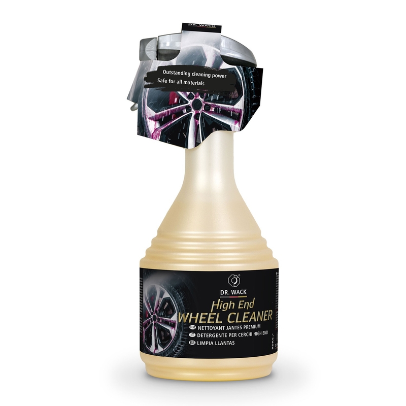 Gelový čistič ráfků kol s reakcí se železitými kontaminanty Dr. Wack High End Wheel Cleaner 750 ml