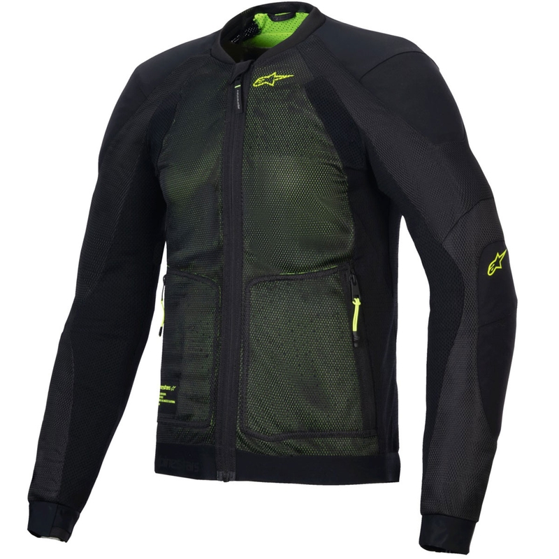 Bunda na motorku Alpinestars TROOP-AIR černo-fluo žlutá