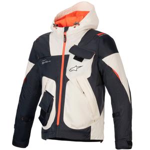 Bunda na motorku Alpinestars MOGRESS AIR černo-mandlovo-oranžová