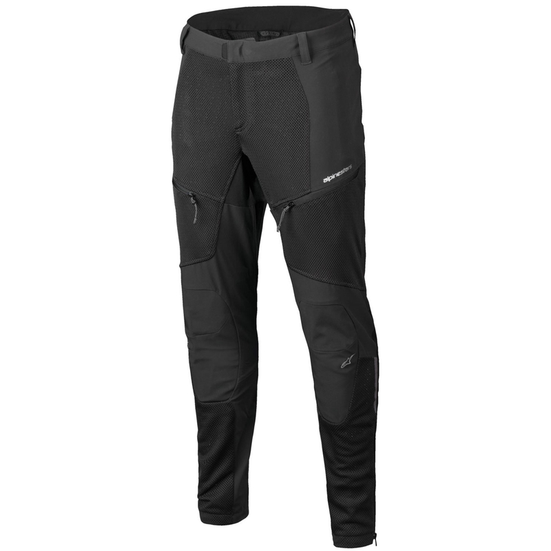 Kalhoty na motorku Alpinestars TROOP-AIR PRO černo-černé