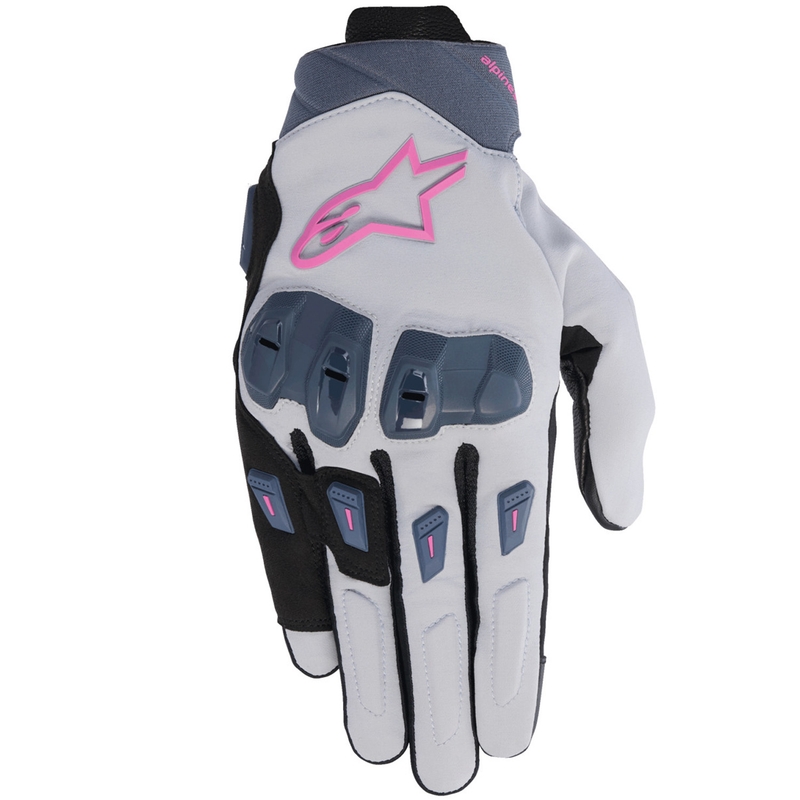 Dámské rukavice na motorku Alpinestars STELLA SP X 3 šedo-tmavě šedo-černo-růžové