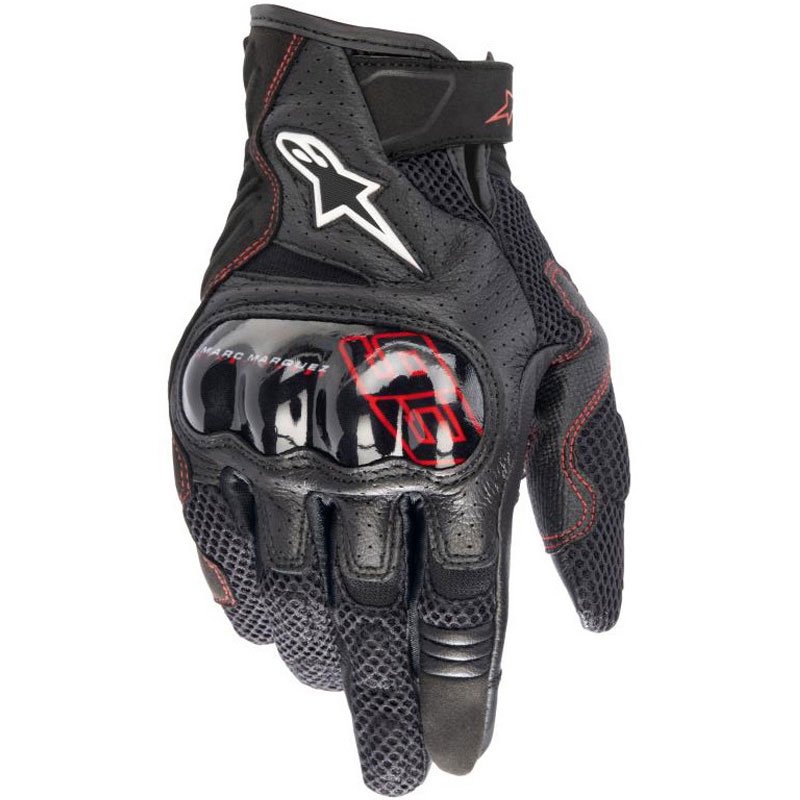 Rukavice na motorku Alpinestars Rio Hondo V2 Air MM93 kolekce černo-červená