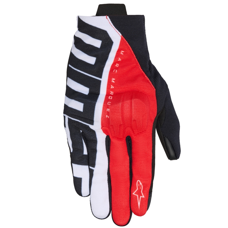Rukavice na motorku Alpinestars Reef V2 MM93 kolekce kolekce červeno-bílo-černé