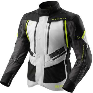 Bunda na motorku Rebelhorn Hardy 3.0 černo-šedo-fluo žlutá