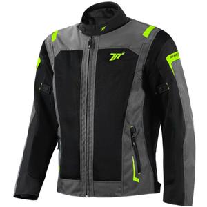 Bunda na motorku Seventy Degrees SD-JT66 Sahara černo-fluo žlutá