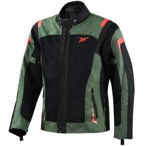 Bunda na motorku Seventy Degrees SD-JT66 Sahara khaki-červená