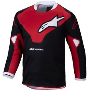 Dětský motokrosový dres Alpinestars Racer Veil Kids černo-červený