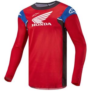 Motokrosový dres Alpinestars Racer Iconic Honda kolekce červeno-černo-modro-bílý