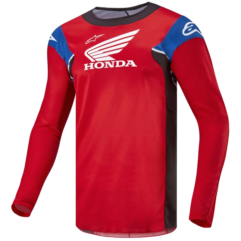 Motokrosový dres Alpinestars Racer Iconic Honda kolekce červeno-černo-modro-bílý