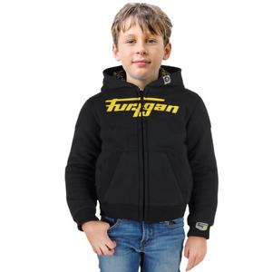 Dětská mikina na motorku Furygan Luxio Kid černo-žlutá
