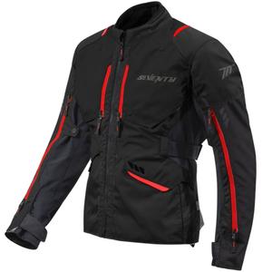 Bunda na motorku Seventy Degrees SD-JT67 Tanami černo-červená