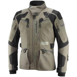 Bunda na motorku IXON Odin khaki-černá
