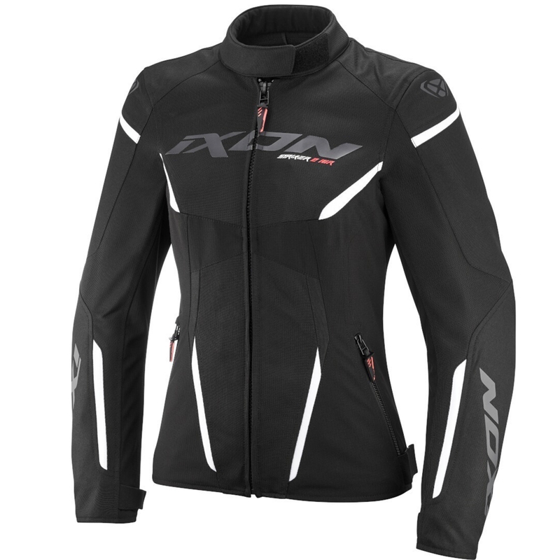 Dámská bunda na motorku IXON Striker 2 Air WP Lady černo-bílá