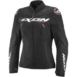 Dámská bunda na motorku IXON Ionix Lady černo-růžová