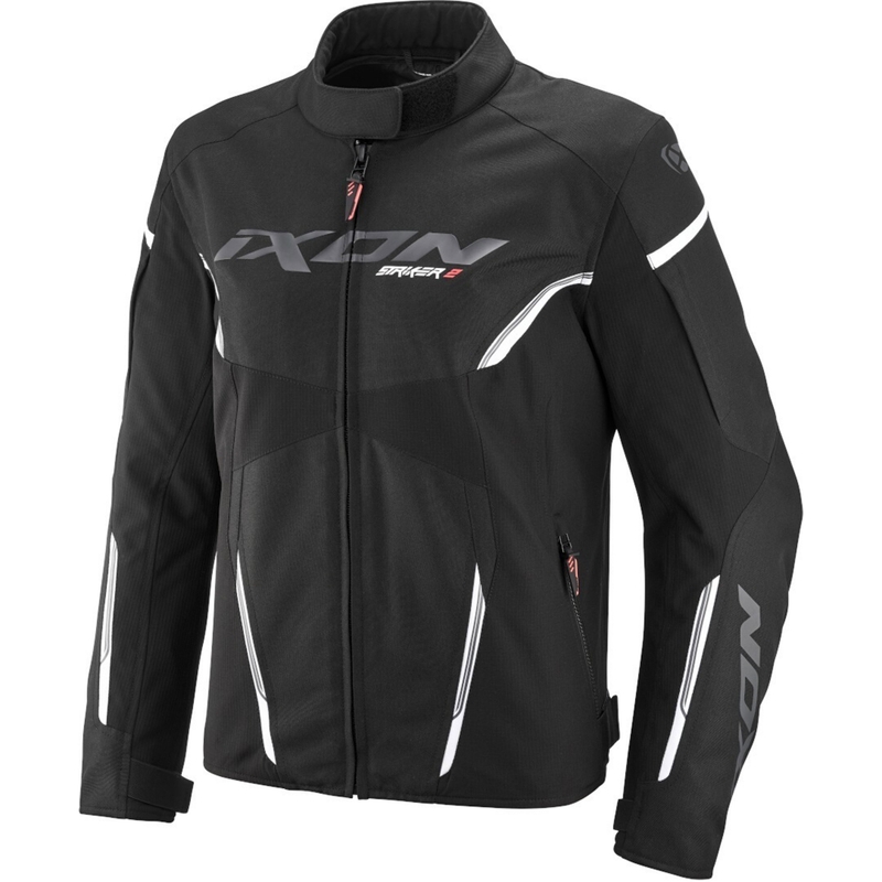Bunda na motorku IXON Striker 2 C-Sizing černo-bílá