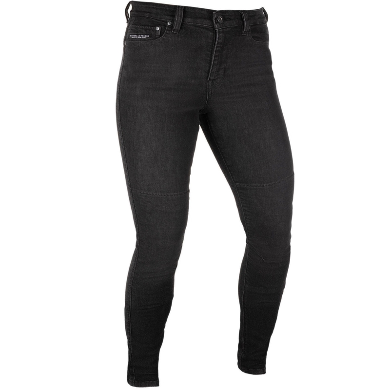 Dámské kalhoty na motorku Oxford Sofia AA Slim jeans černé