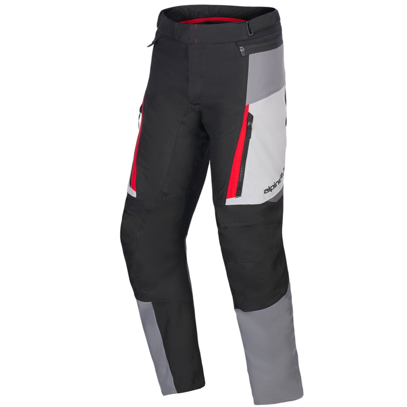 Kalhoty na motorku Alpinestars ST-1 Waterproof kolekce Honda šedo-tmavě šedo-černo-červené