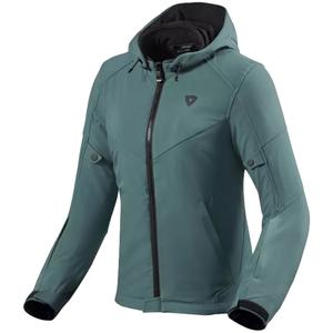 Dámská bunda na motorku Revit Afterburn H2O tmavě zelená