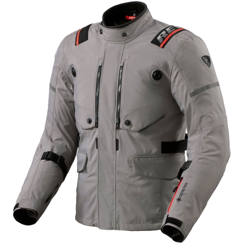 Bunda na motorku Revit Vertical GTX tmavě šedá