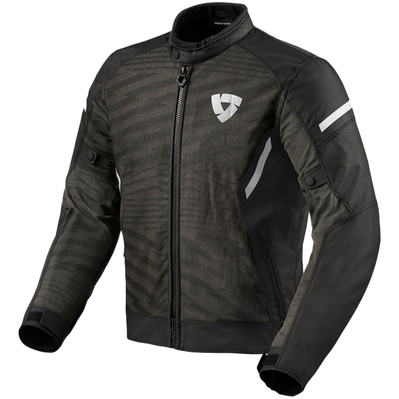Bunda na motorku Revit Torque 2 H2O černo-bílá