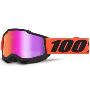 Motokrosové brýle 100% Accuri 2 Ferran s červeným plexi